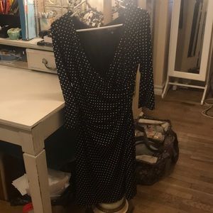 Faux wrap dress